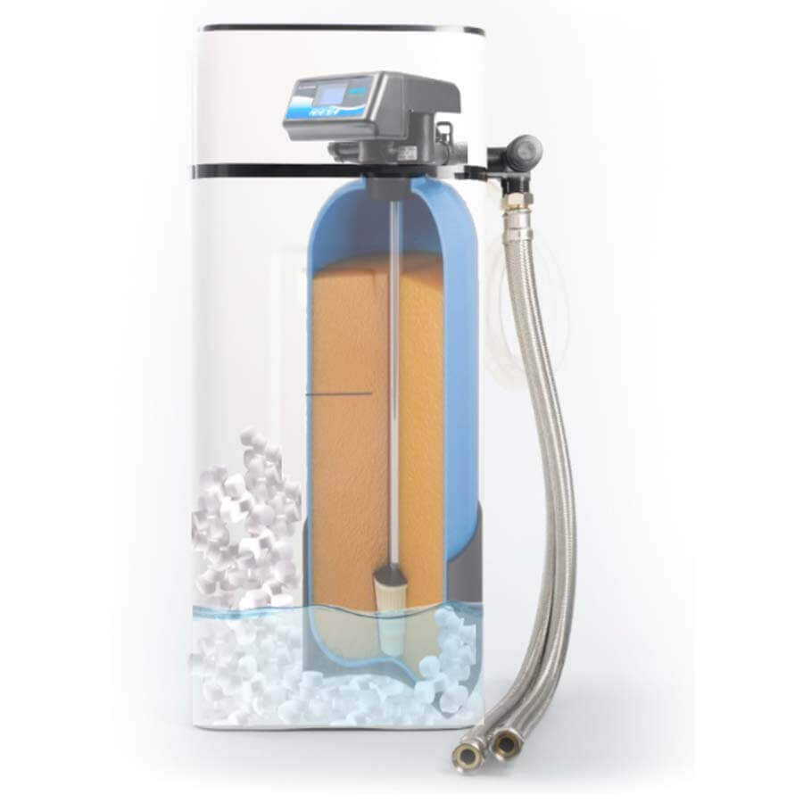 Is er een afvoer nodig bij een waterontharder?